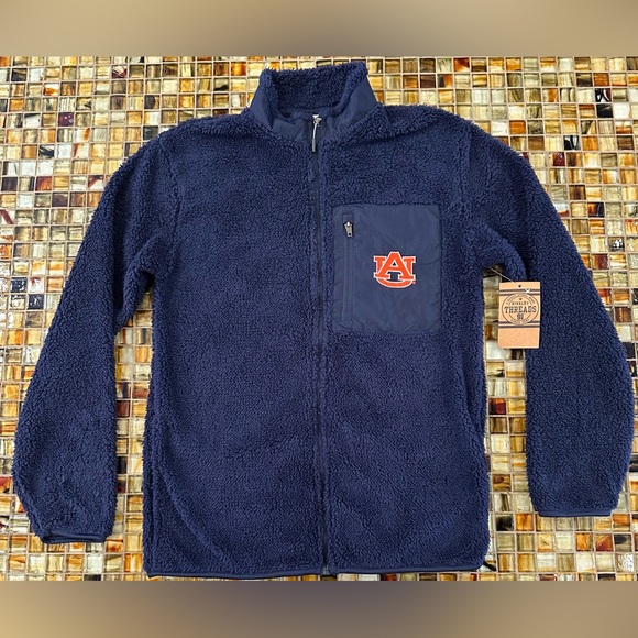 NWT Men’s Auburn Tigers Rivalry Threads Full Zip Fleece Jacket~Small~$45 - Picture 1 of 12